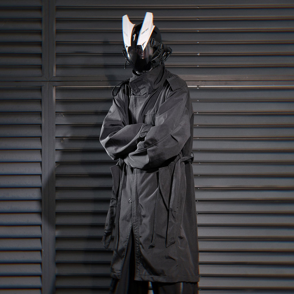 HiJ38 I-Tech Anorak Trench Coat