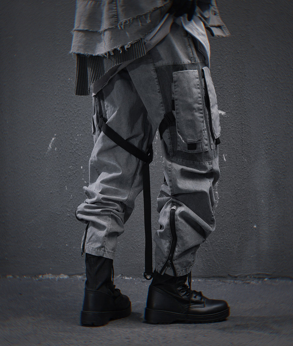 HiP46 Grey NX Cargo Pants