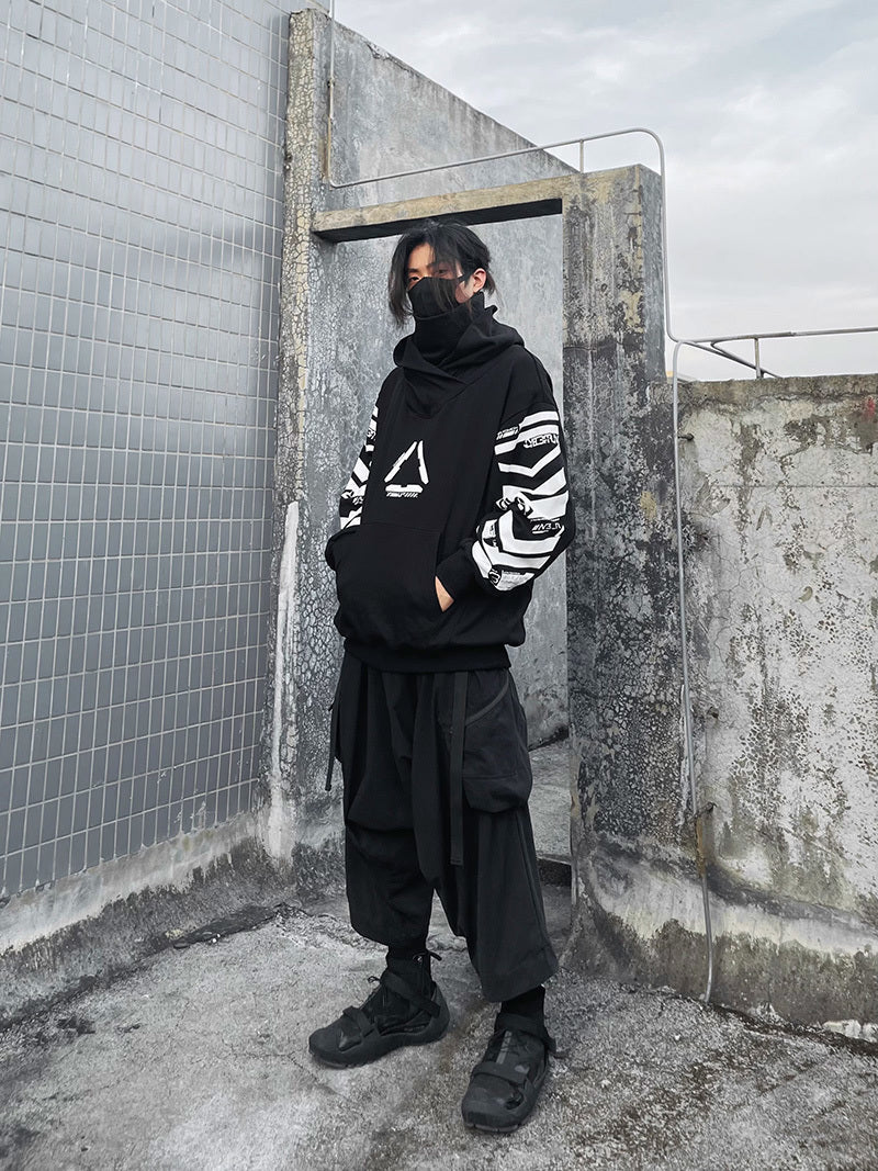 Sim25 Cyberpunk Neck Gaiter Hoodie
