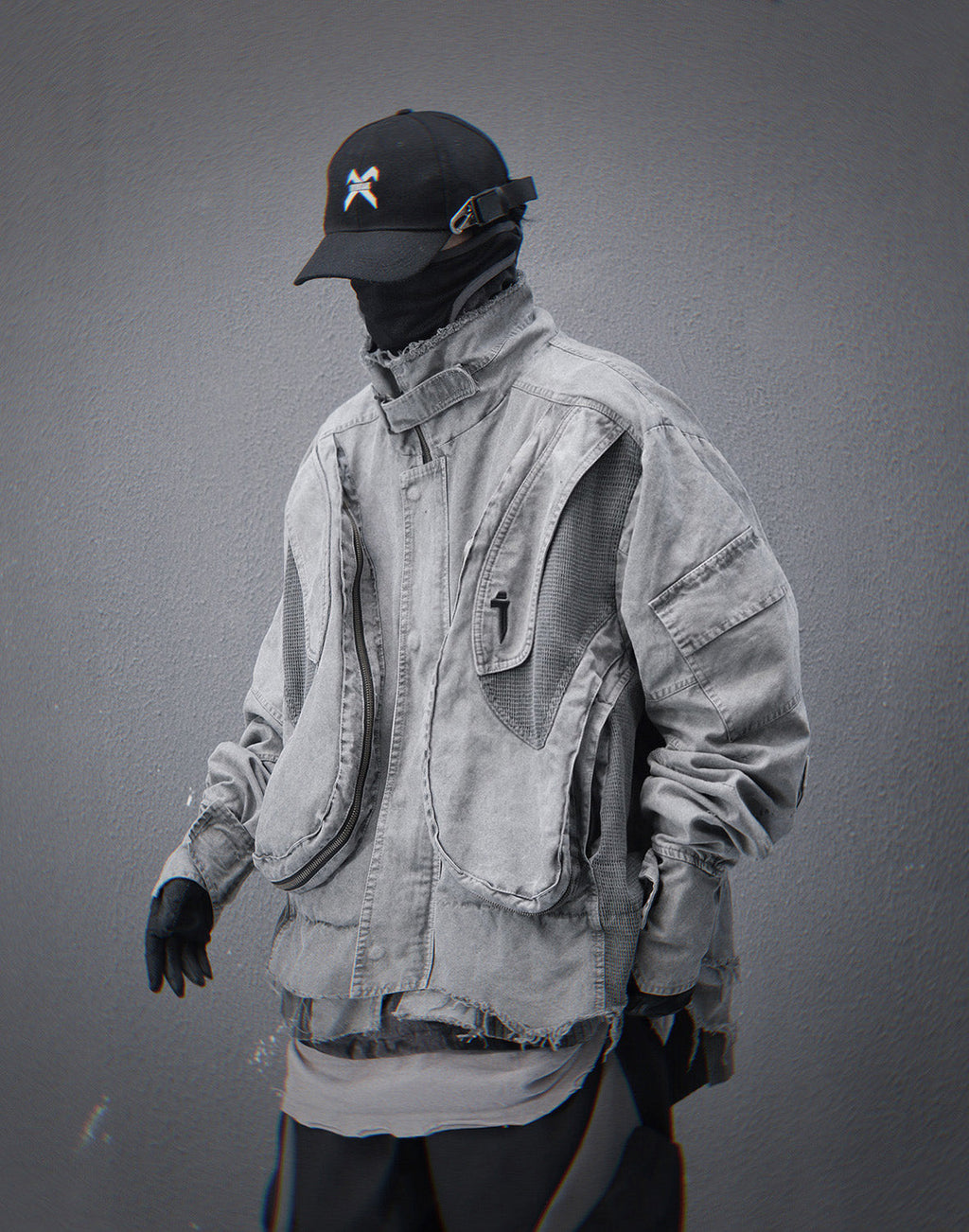 HiJ41 Grey Cyber IX Jacket