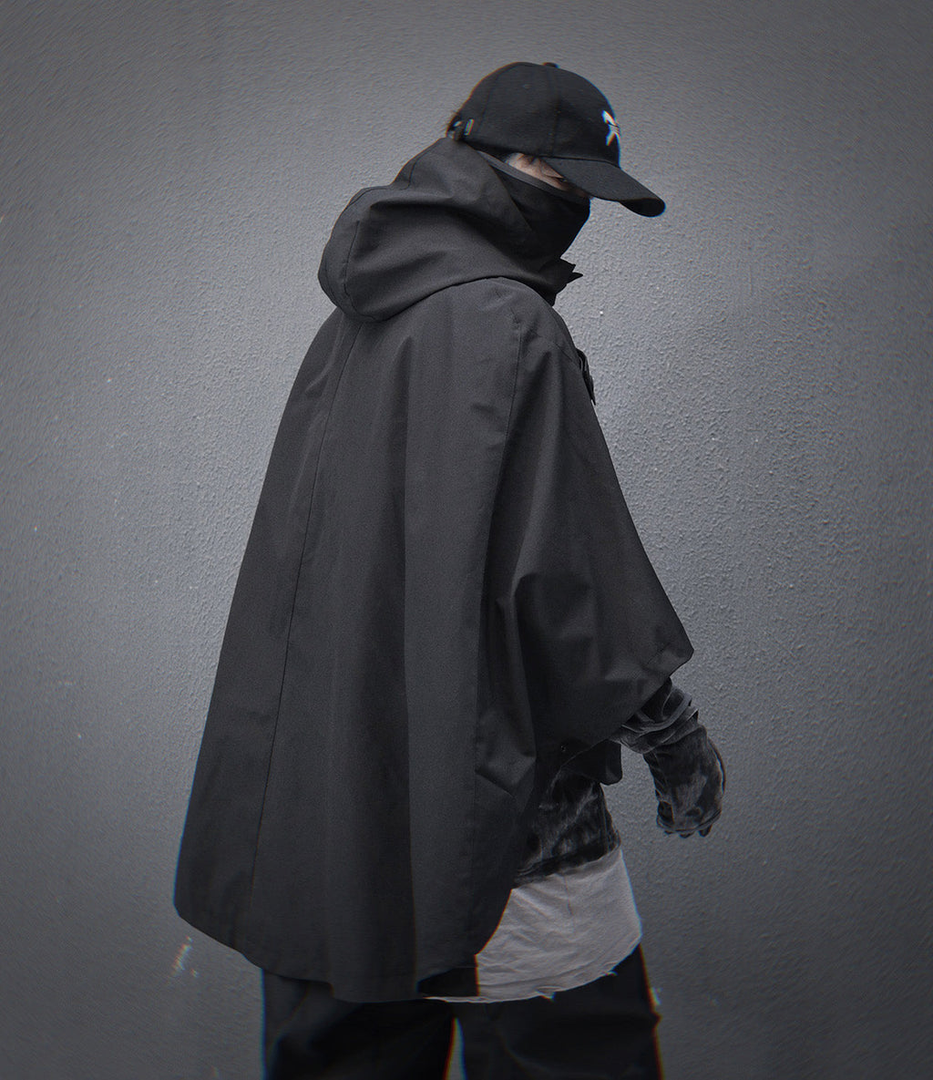 HiJ40 Black I-Tech Poncho