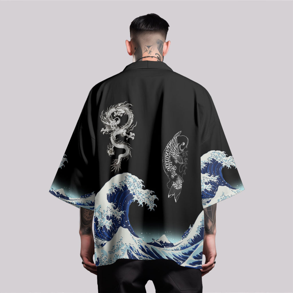 K18 Dragon Nature Kimono