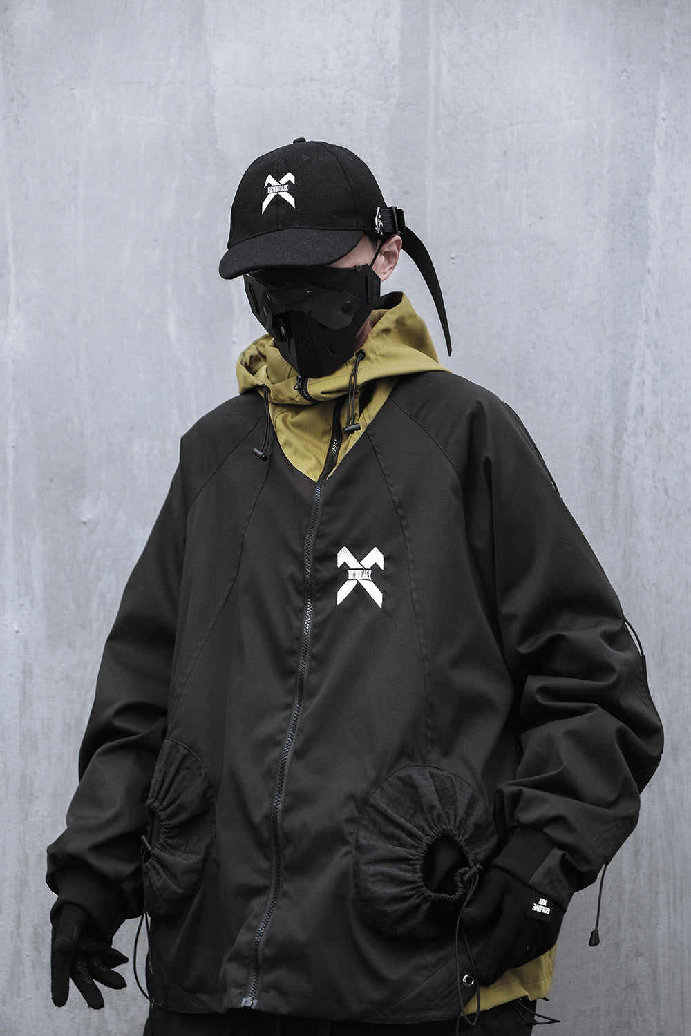 HiJ14 Black Industrial Climber Jacket