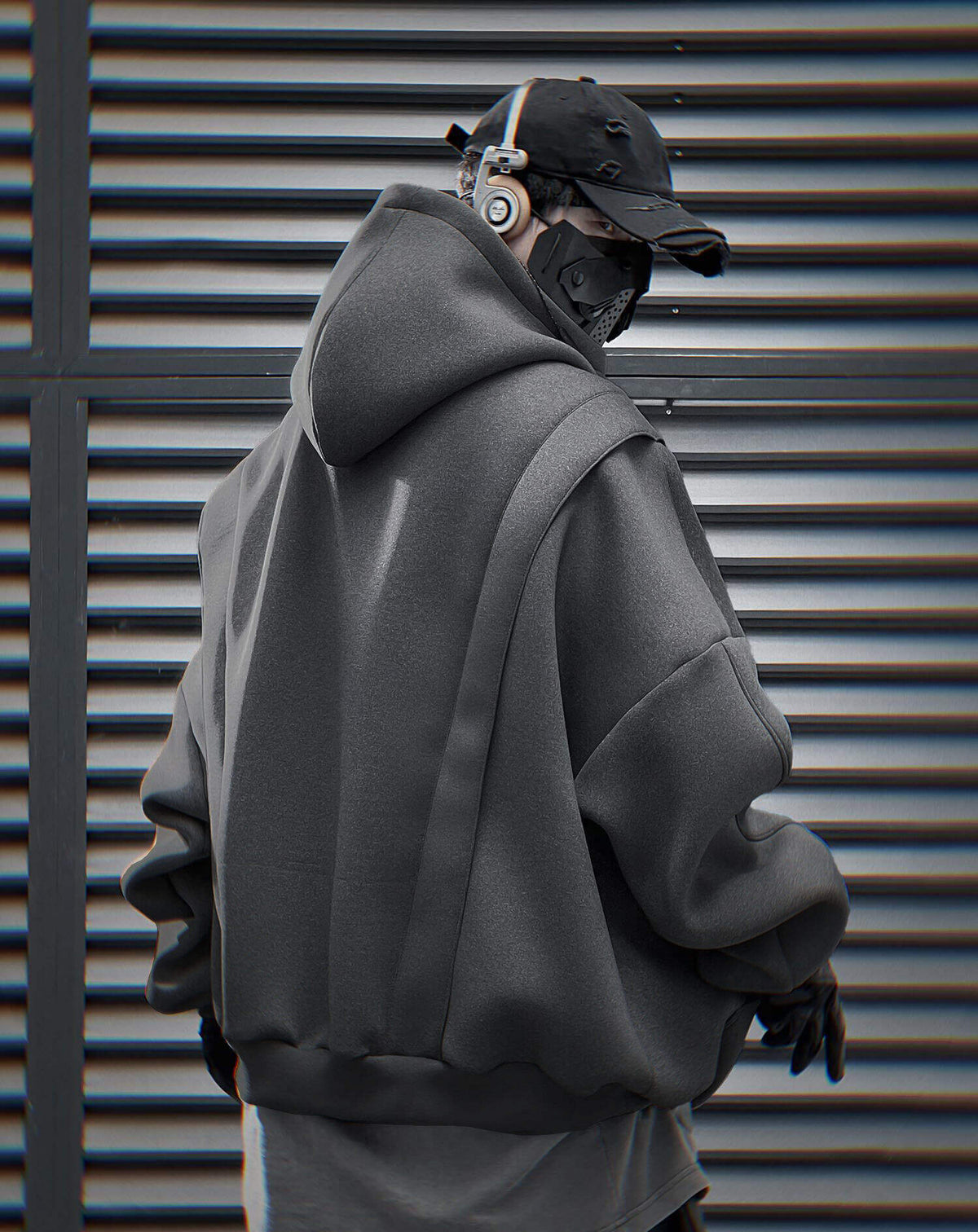 HiH50 Grey Nexus Hoodie