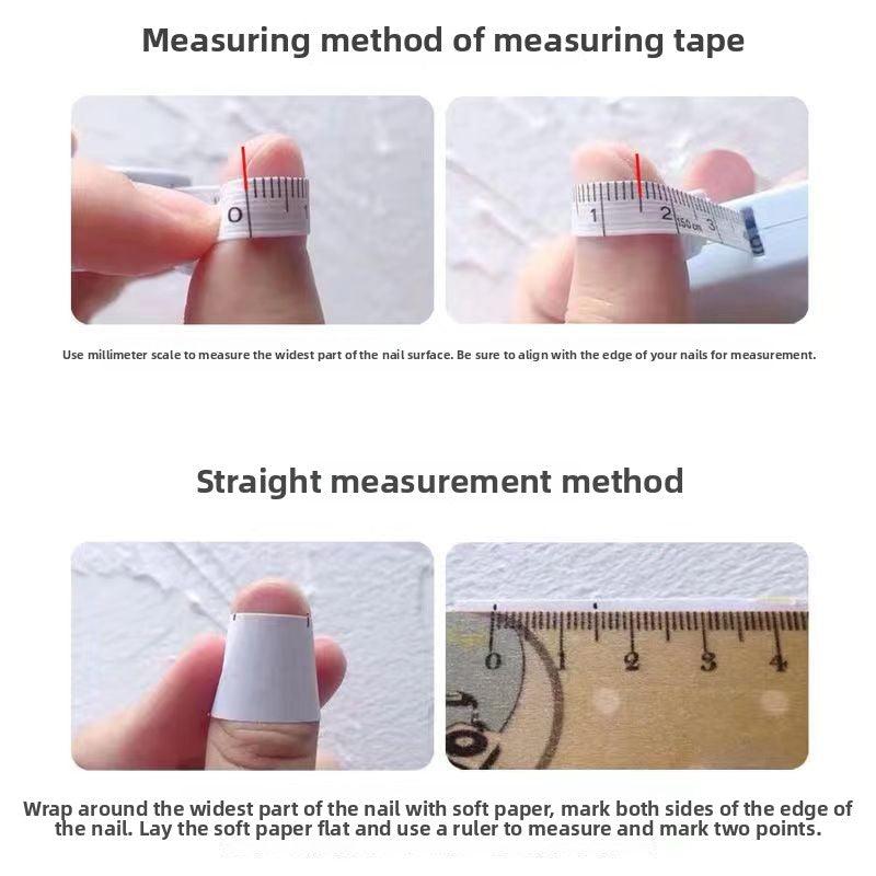 1046- Handmade press on nails fake nails removable Handmade Drawing Nails