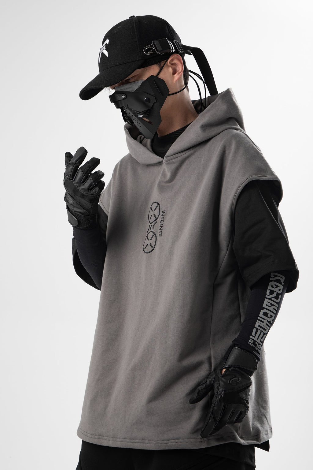 JX "All Business" Short Sleeves Hoodie