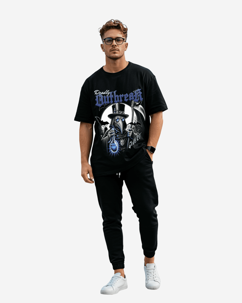 G West Deadly Outbreak Oversized Men's T-Shirt