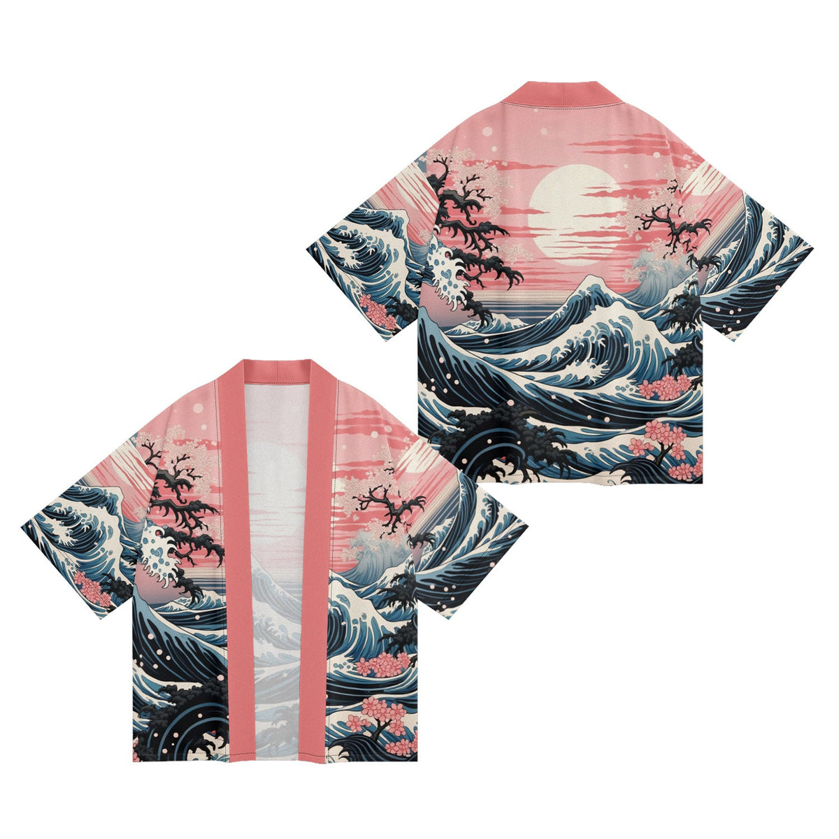 K30 Sunset Sea Kimono