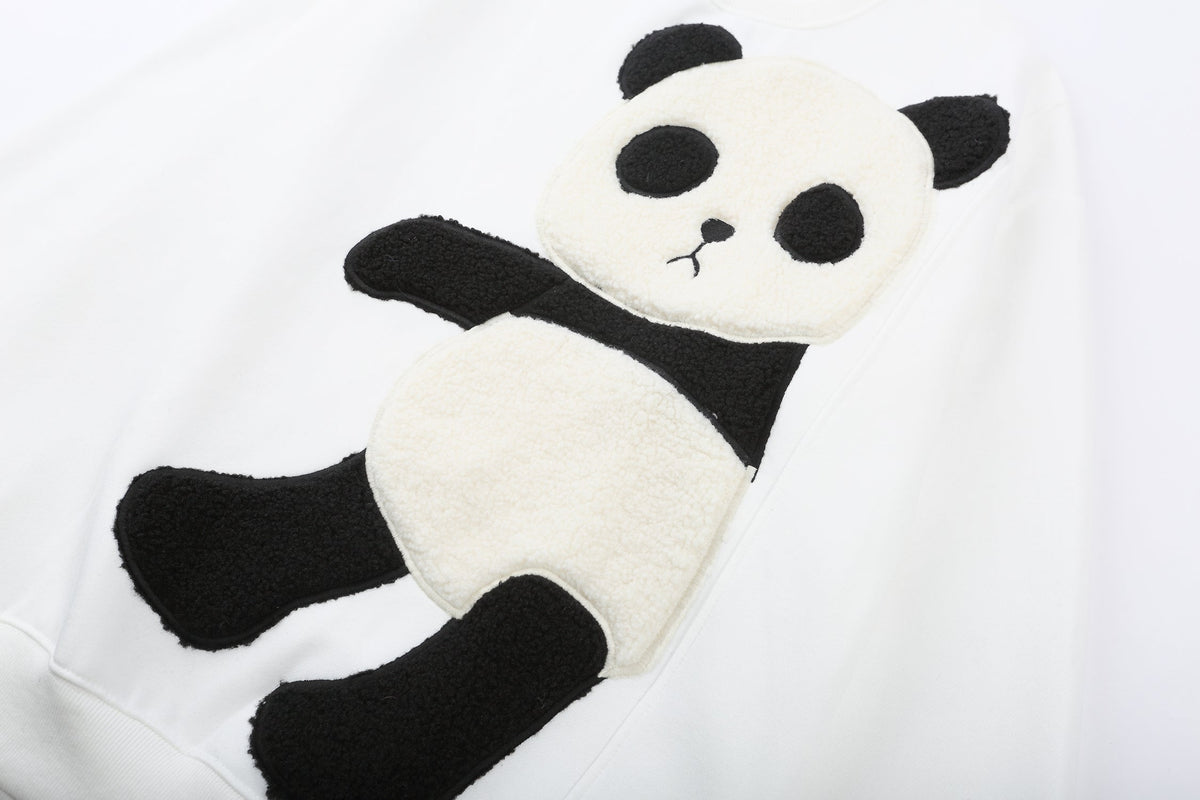 MAR1081 Furry Panda Crewneck